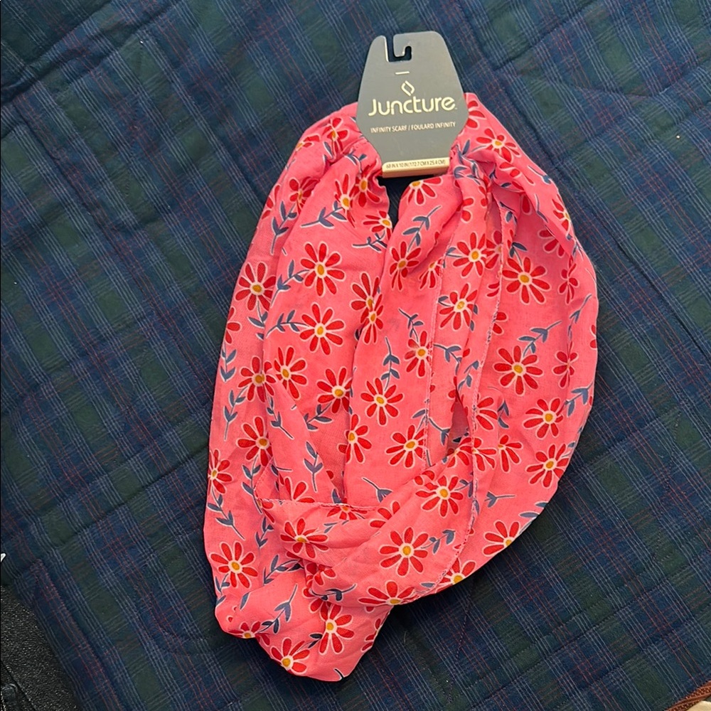 Juncture Pink Floral Scarf